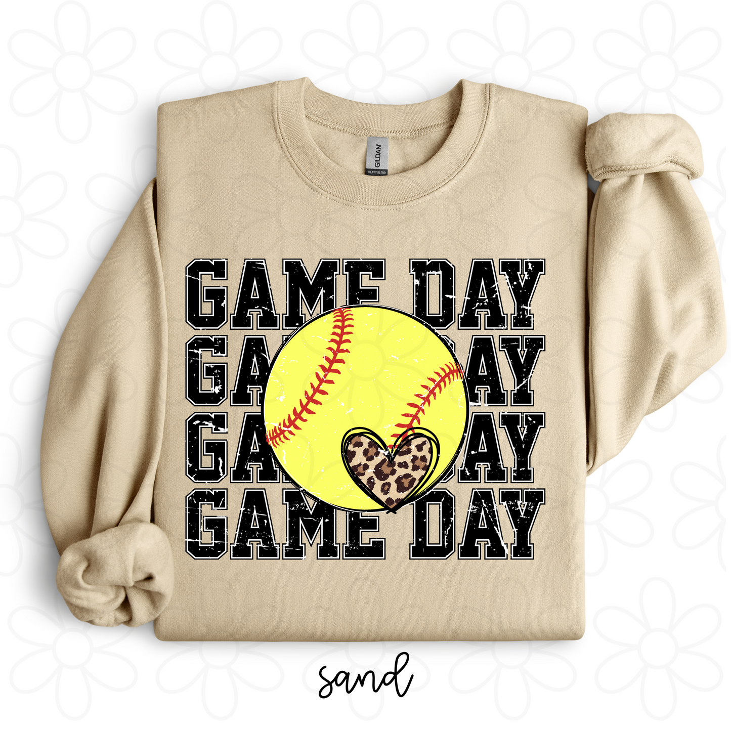 Softball Game Day Completed Tee