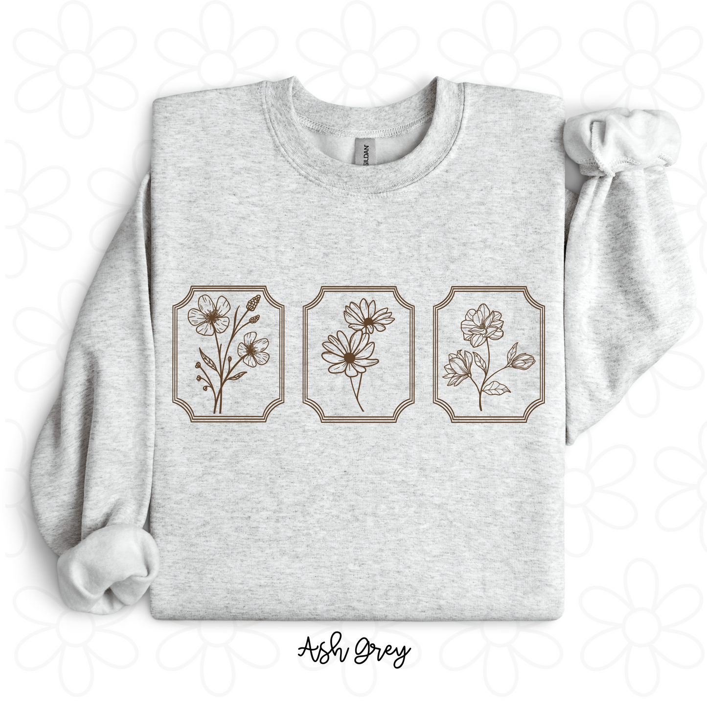 Framed Flowers Kids Completed Tee