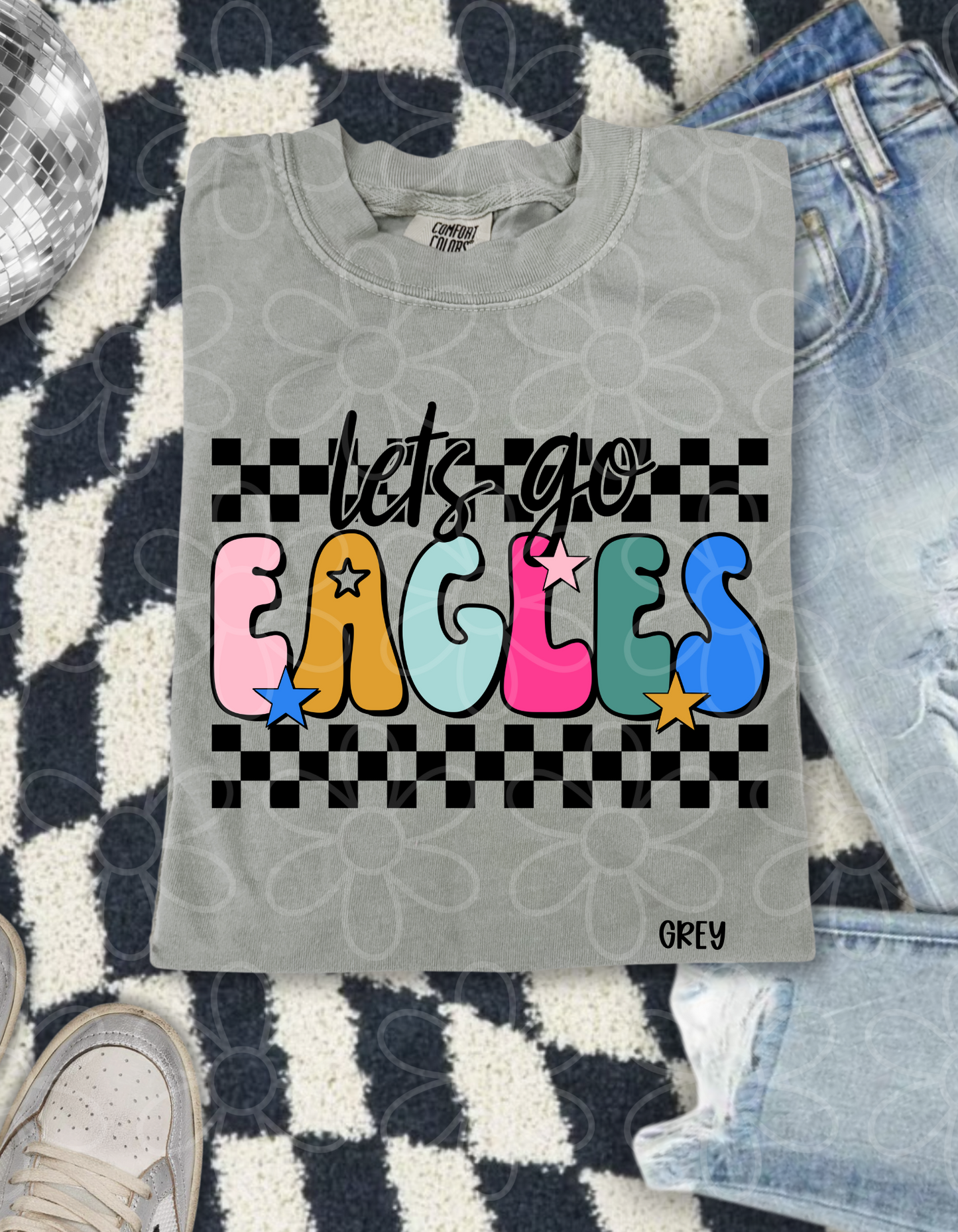Retro Let's Go Sports Teams (Multiple Options) No Customs Completed Tee