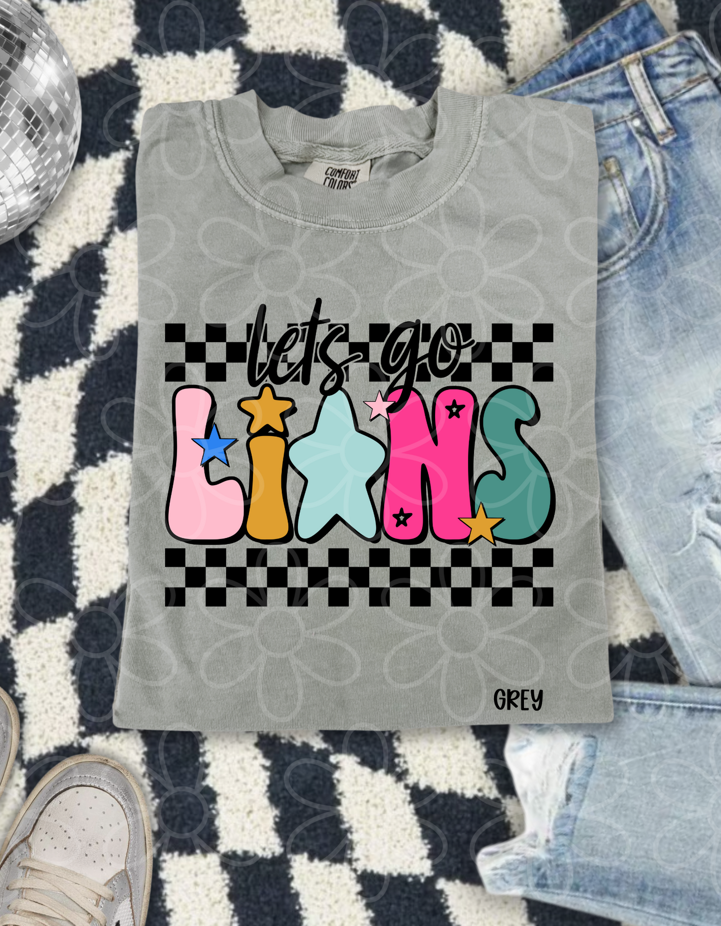 Retro Let's Go Sports Teams (Multiple Options) No Customs Completed Tee