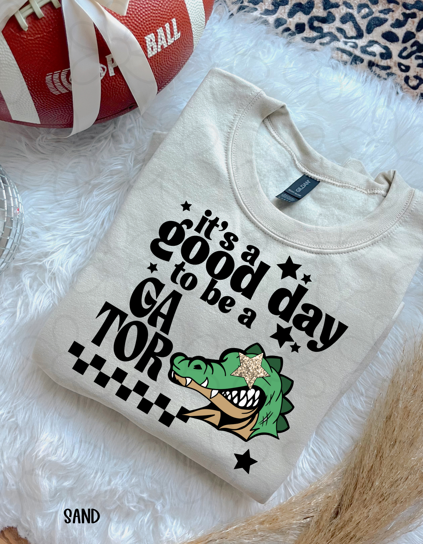 Checkered It's A Good Day To Be A Sports Teams (Multiple Options) Kids Completed Tee