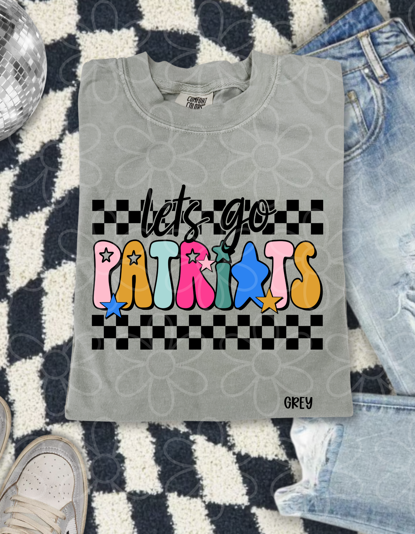 Retro Let's Go Sports Teams (Multiple Options) No Customs Completed Tee
