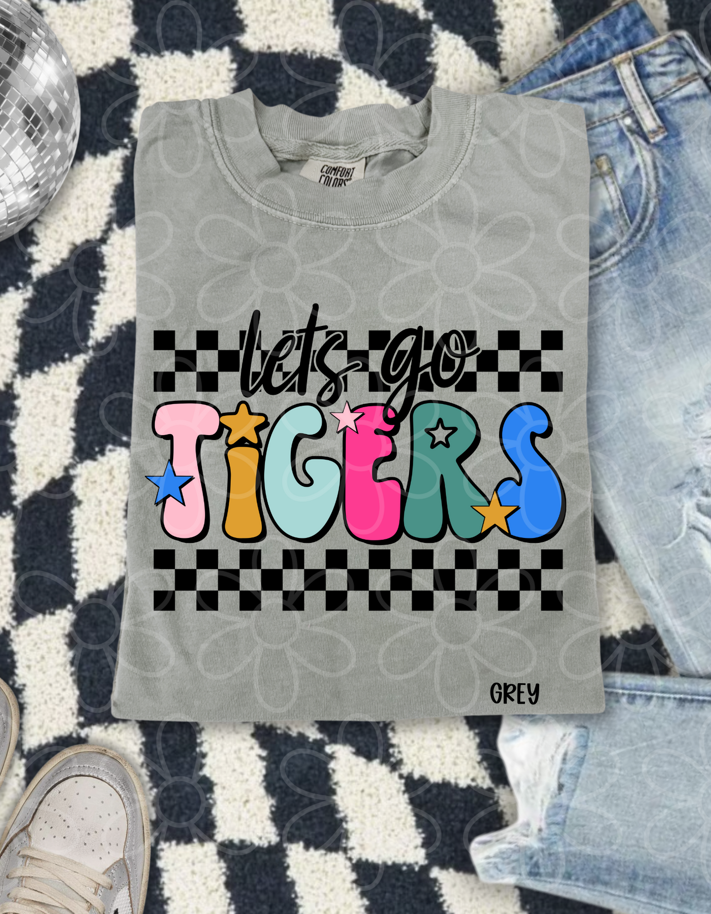 Retro Let's Go Sports Teams (Multiple Options) No Customs Completed Tee