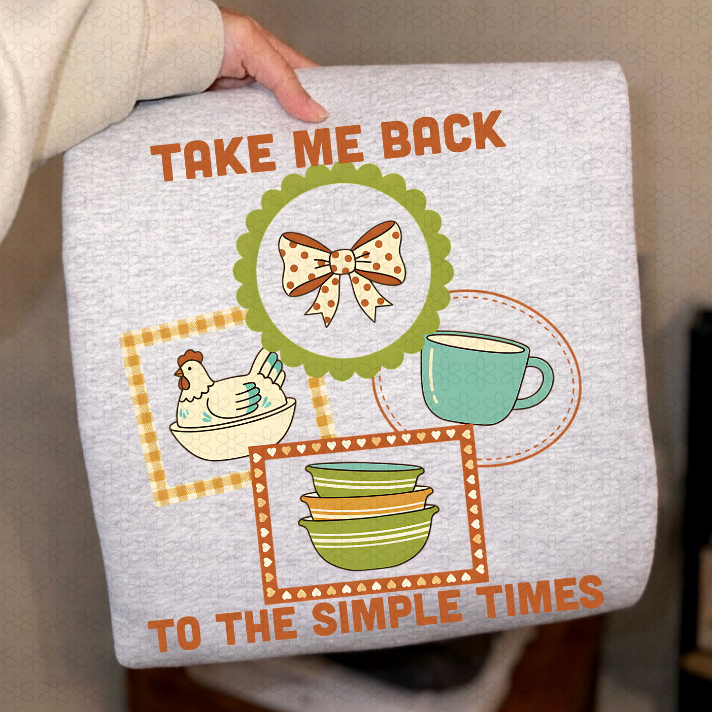 Take Me Back To The Simple Times DTF Transfer