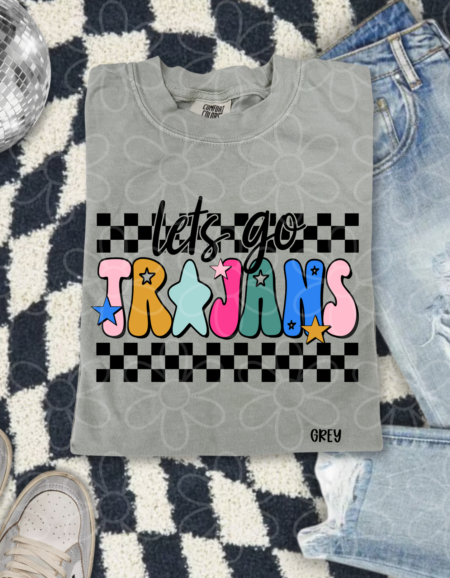Retro Let's Go Sports Teams (Multiple Options) No Customs Completed Tee