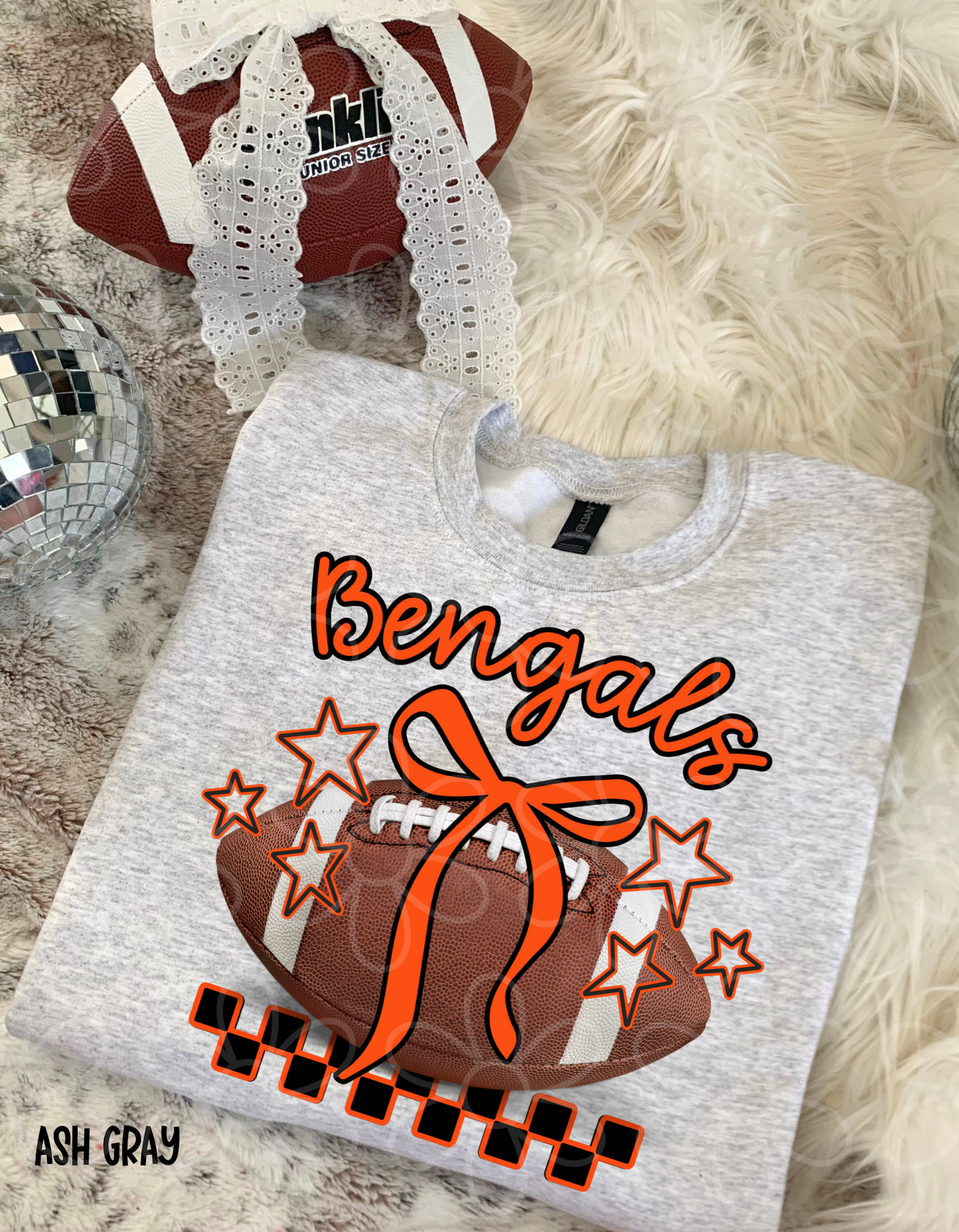 Football Teams Checkered Stars (Multiple Options) Completed Tee