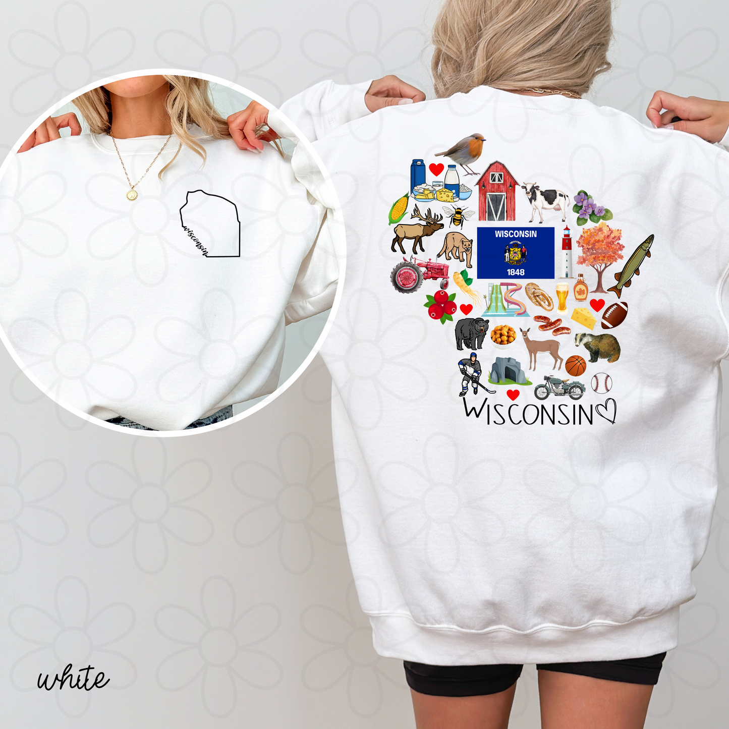 State Outlines (Multiple Options) Kids Completed Tee
