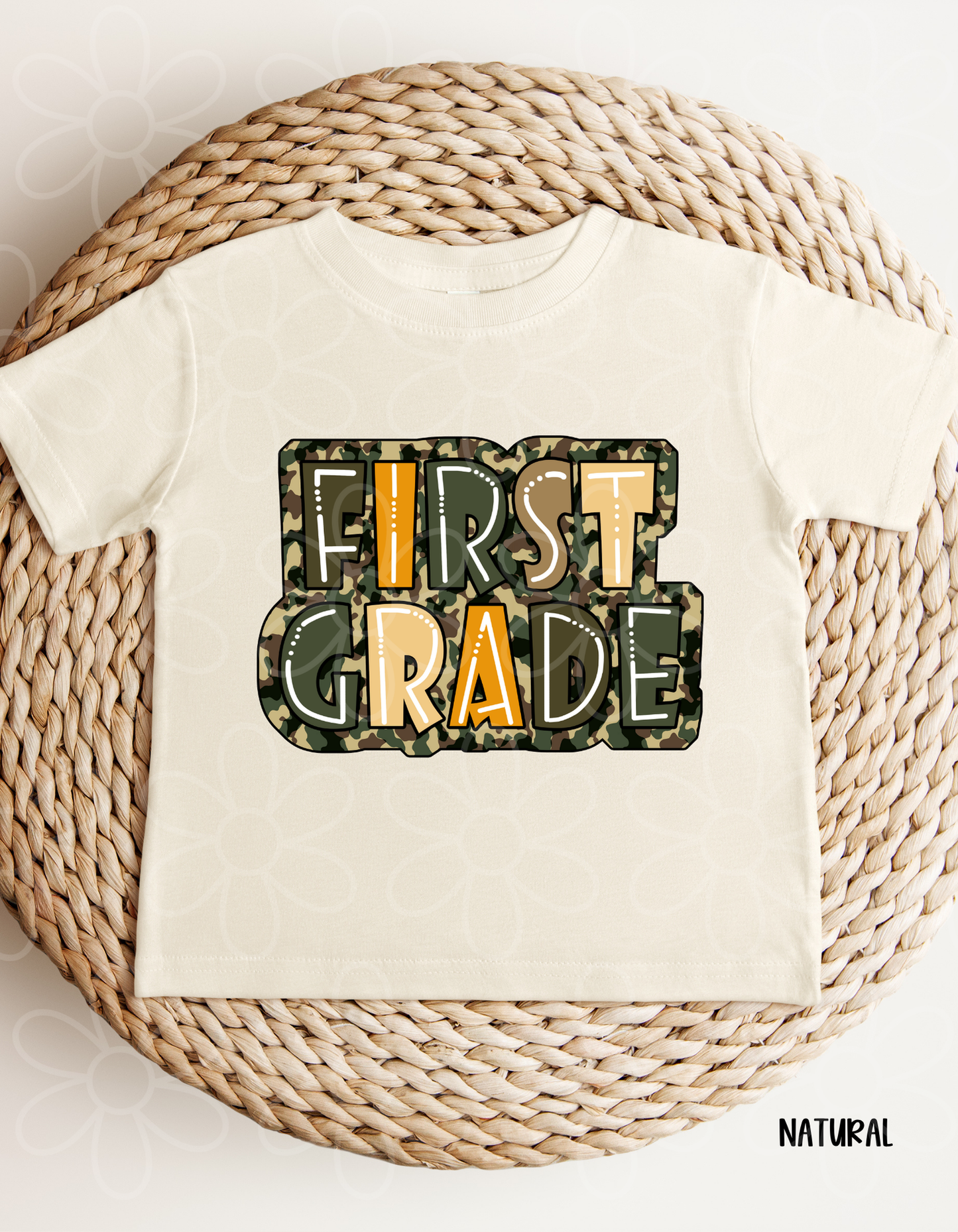 Camo School Grades (Multiple Options) DTF Transfer