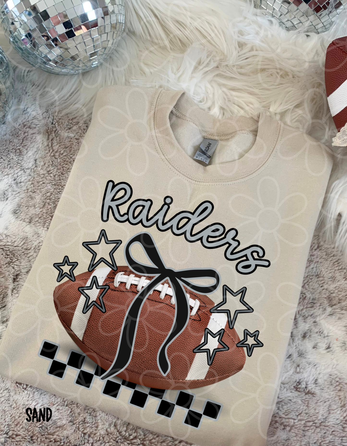 Football Teams Checkered Stars (Multiple Options) Completed Tee