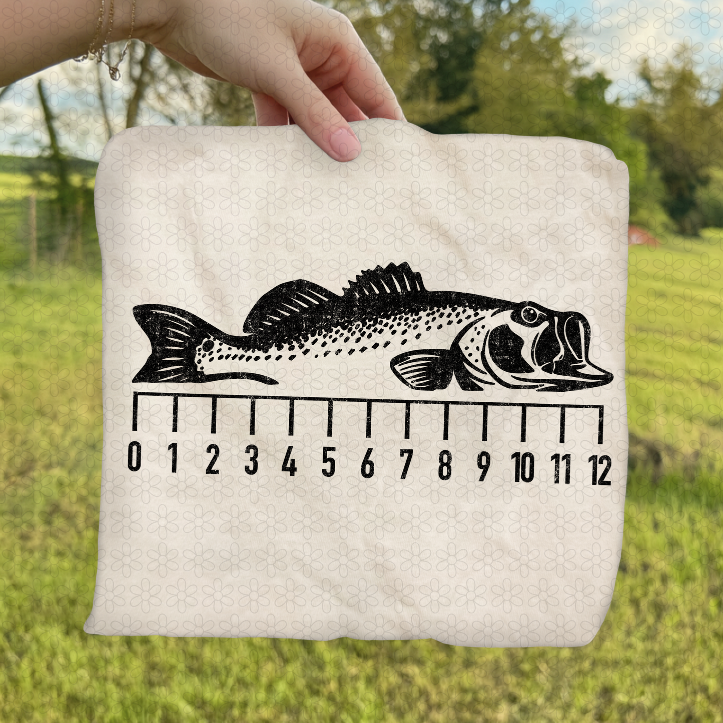 Fish Ruler DTF Transfer