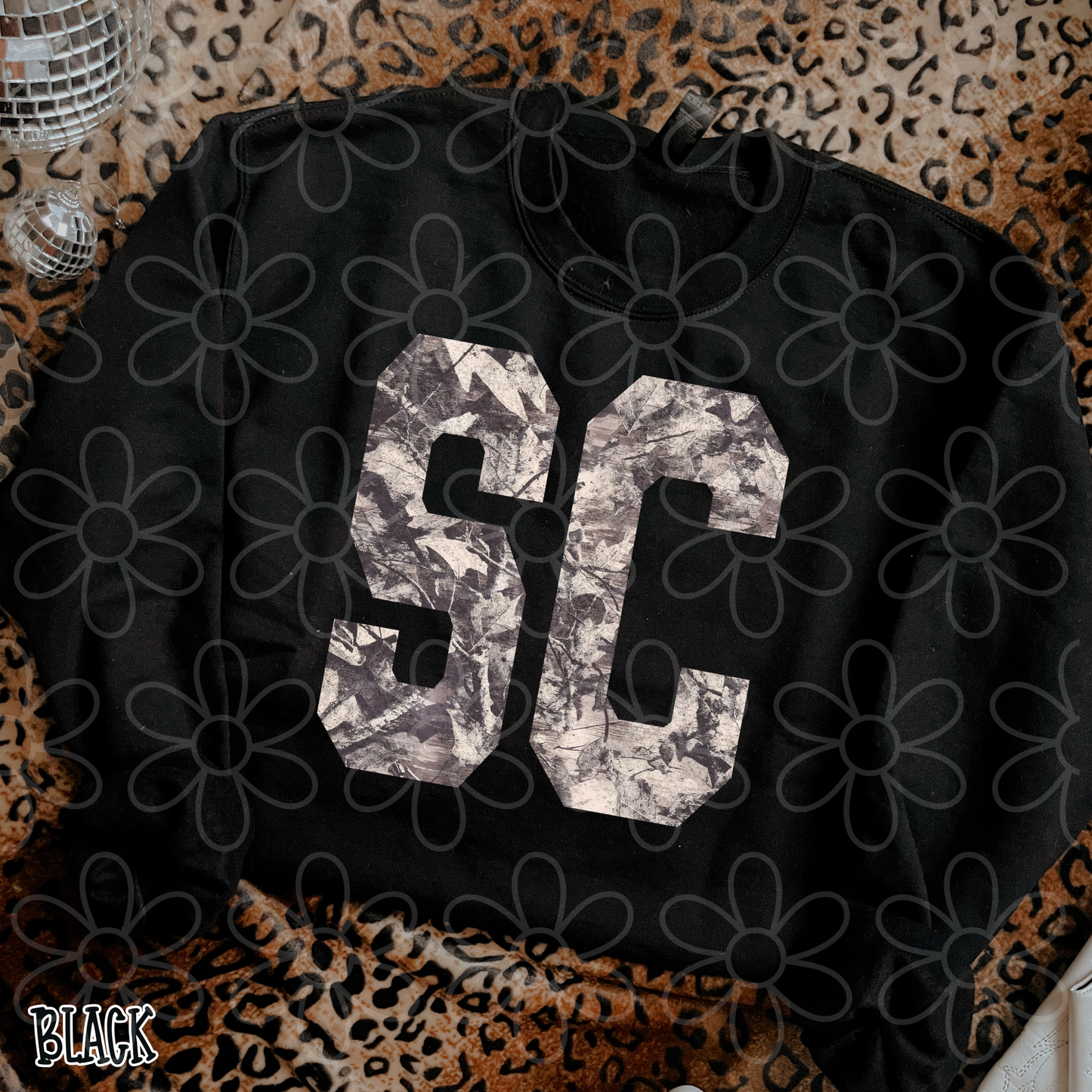 Leafy Camo State Abbreviations (Multiple Options) Completed Tee