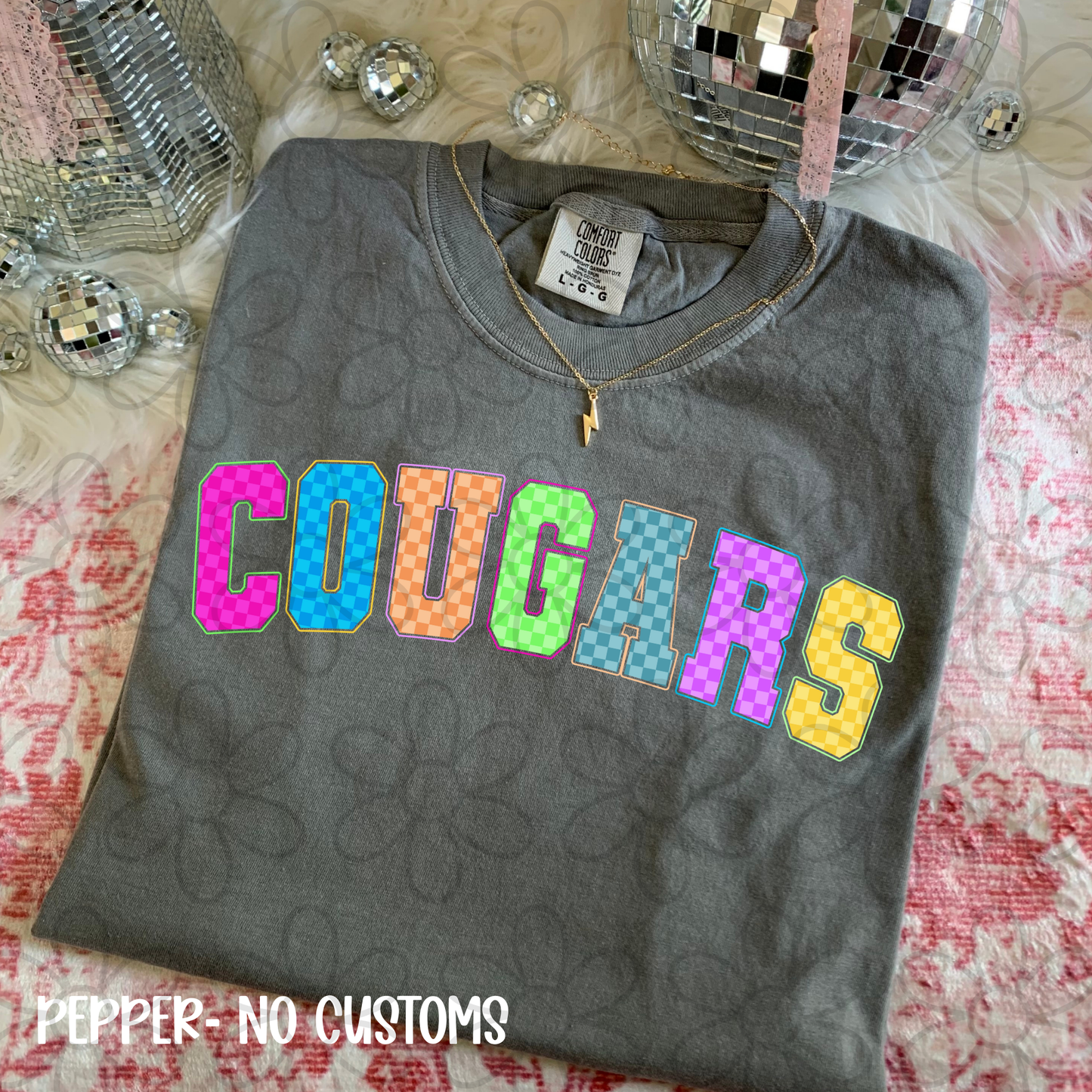 Colorful Checkered Sports Teams (Multiple Options) DTF Transfer