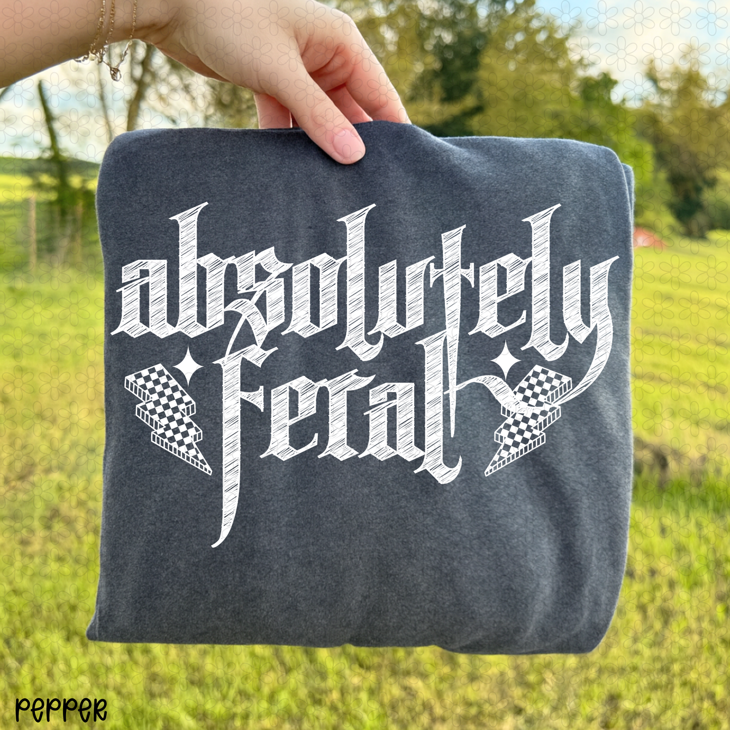 Absolutely Feral Checkered Bolts (Multiple Colors) DTF Transfer