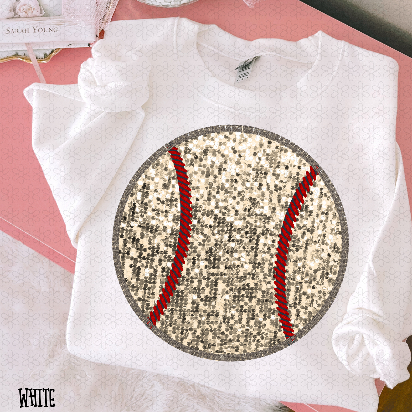 Sequins Baseball DTF Transfer