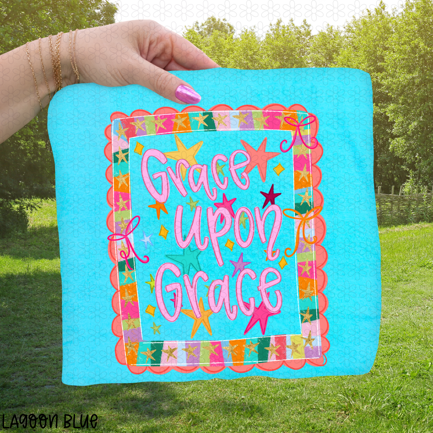 Star Framed Grace Upon Grace DTF Transfer