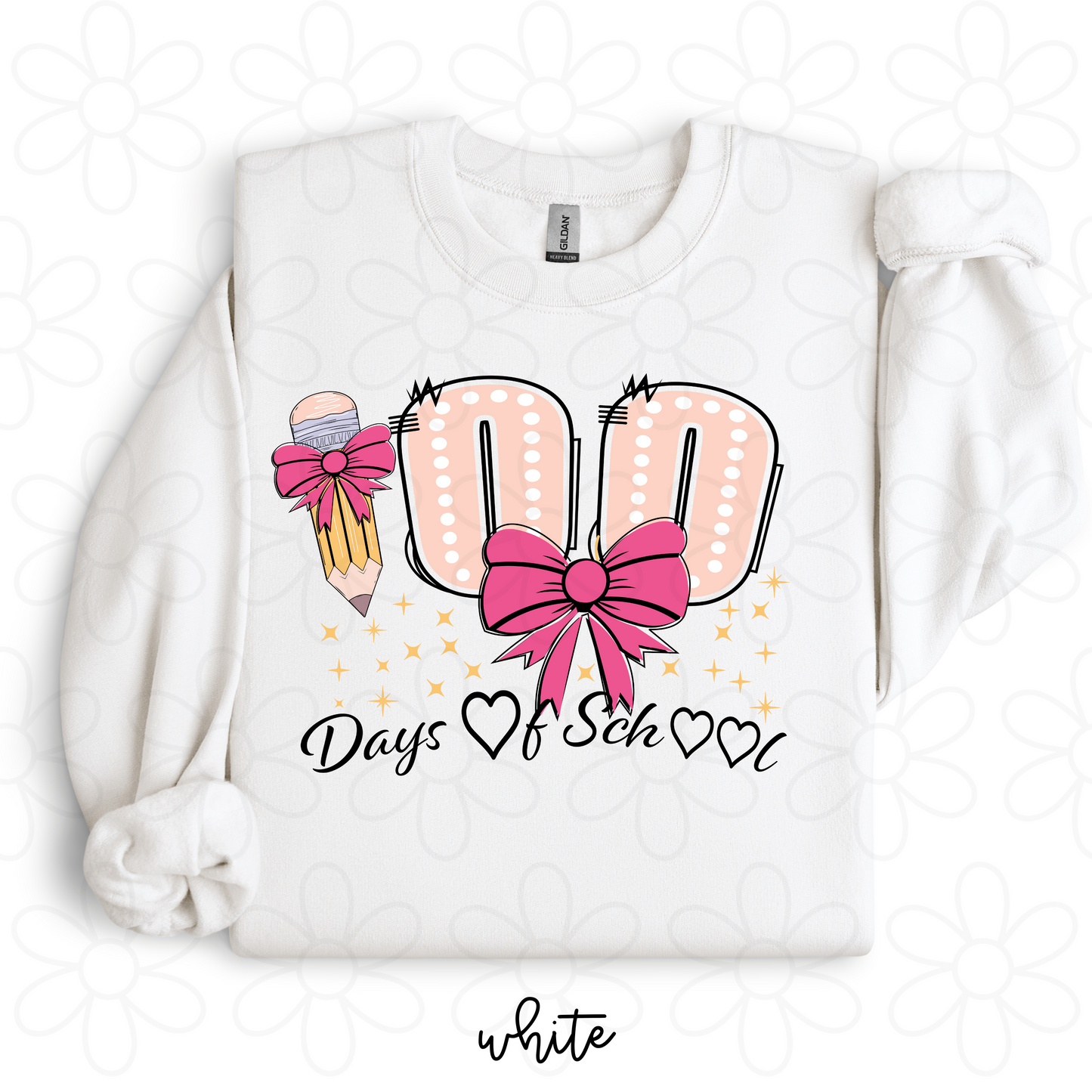 100 Days Of School Stars Kids Completed Tee