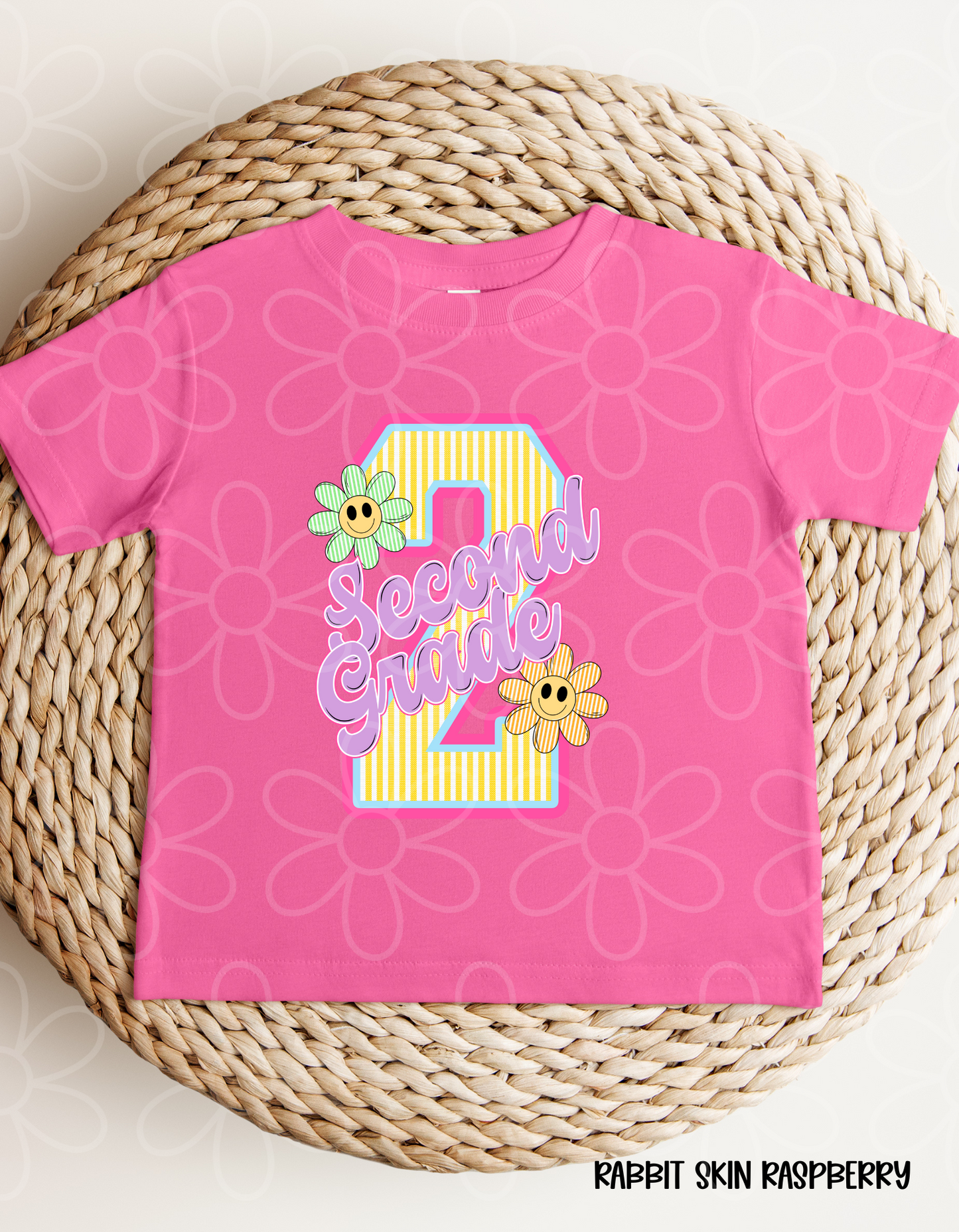 School Grades Stripes And Flowers DTF Transfer