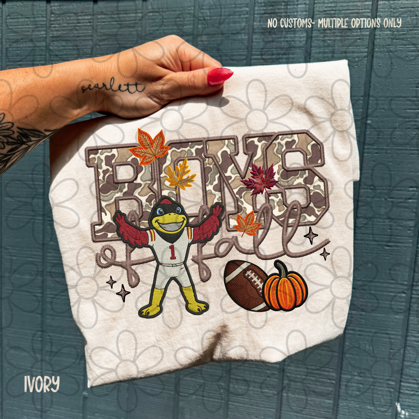 Boys Of Fall Football Teams (Multiple Options) DTF Transfer