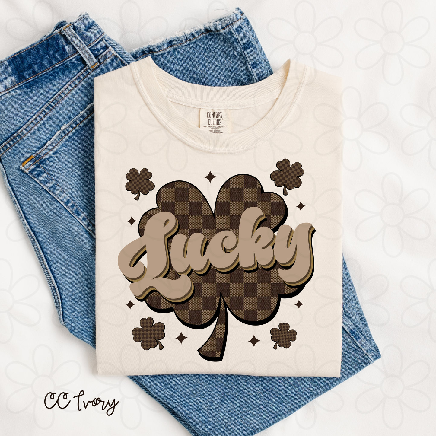 Boujee Lucky Clover Completed Tee