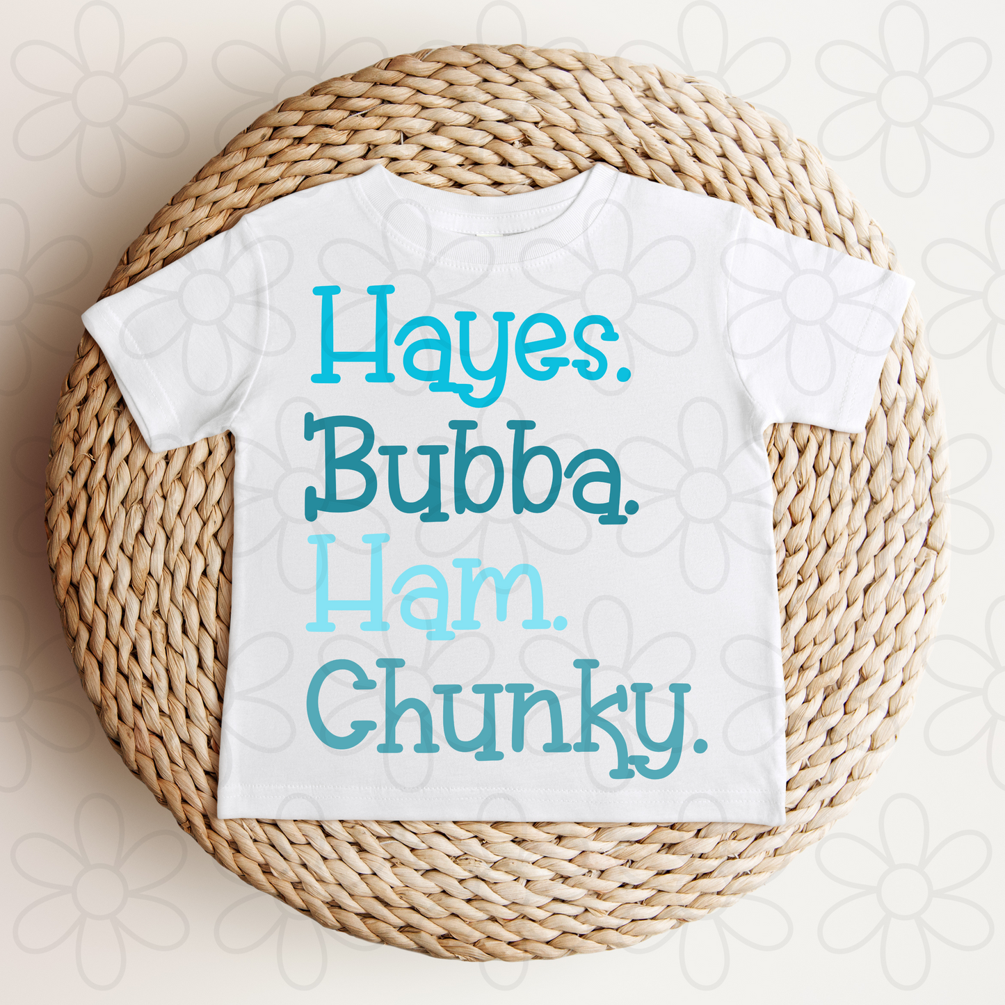 Custom Nicknames Kids (Multiple Color Options) Completed Tee