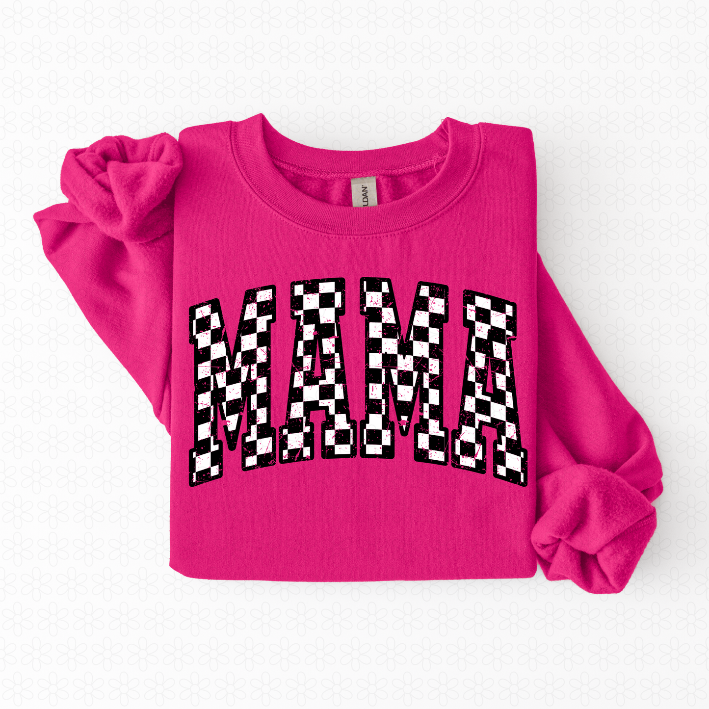 Retro Checkered Mama DTF Transfer