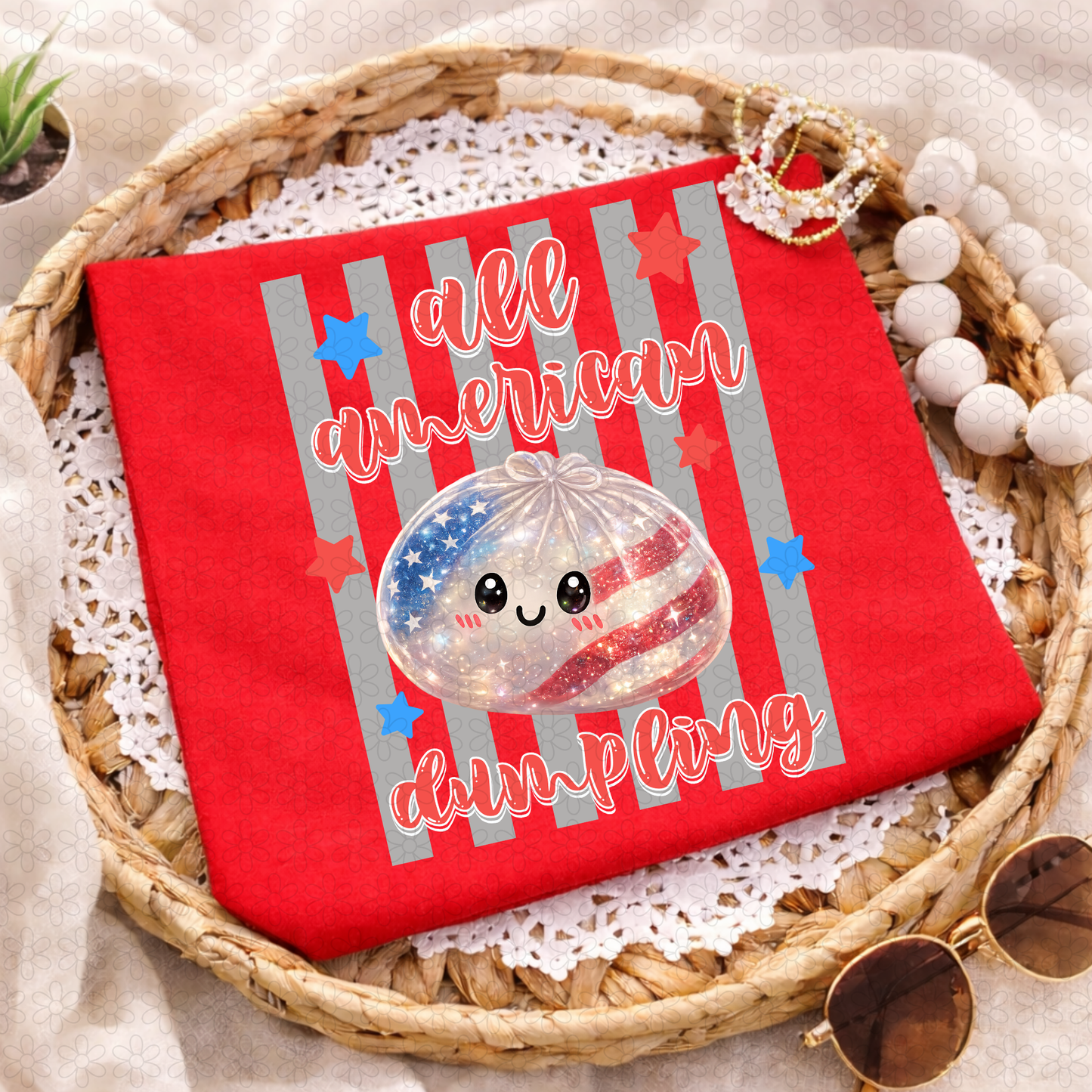 ALL AMERICAN DUMPLING DTF Transfer