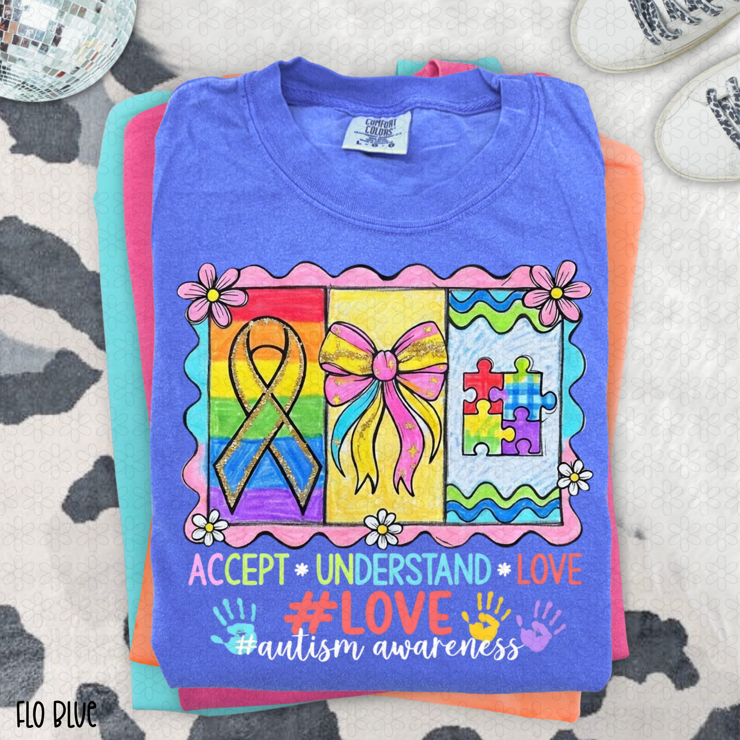 Accept Understand Love DTF Transfer