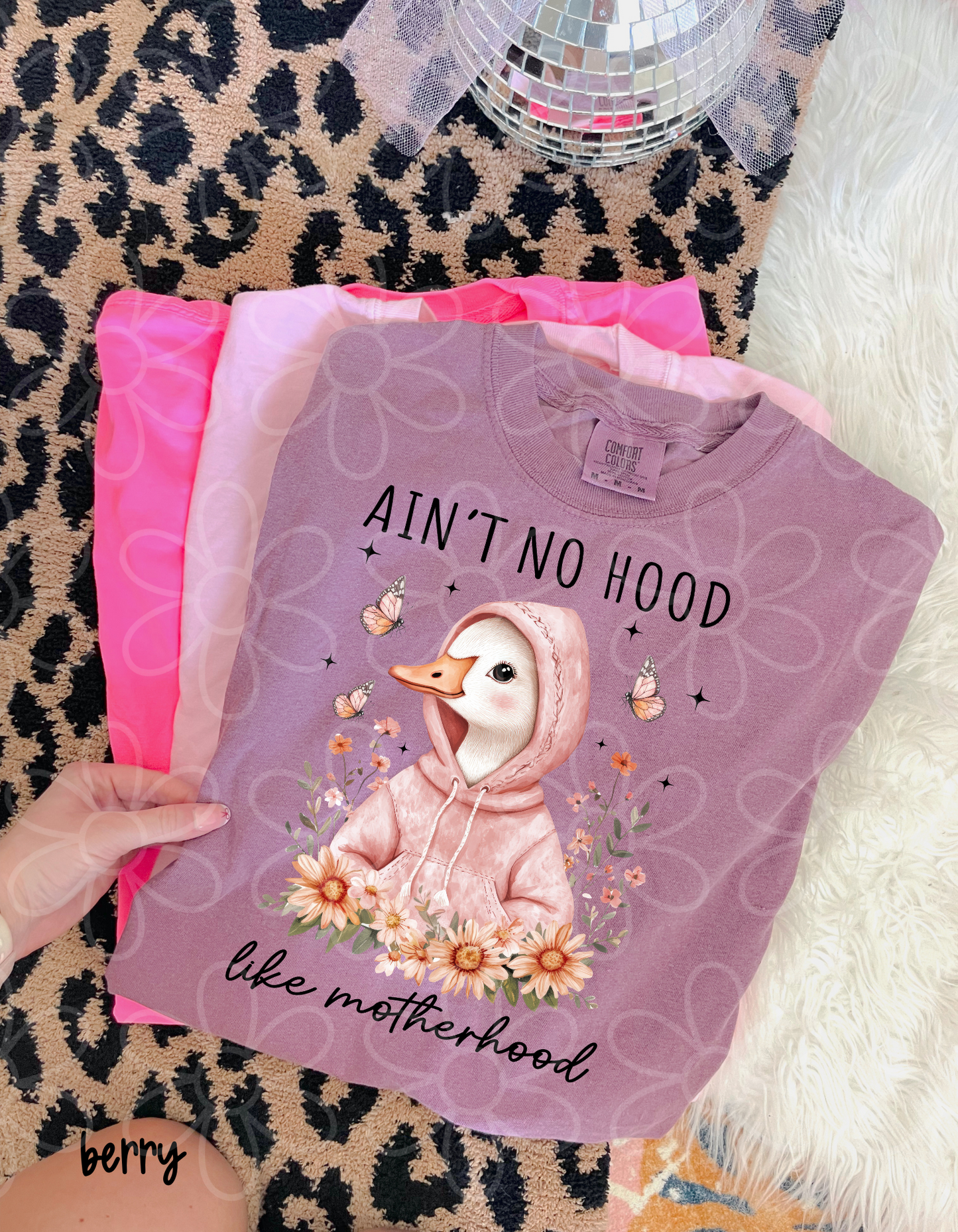 Aint No Hood Like Motherhood DTF Transfer