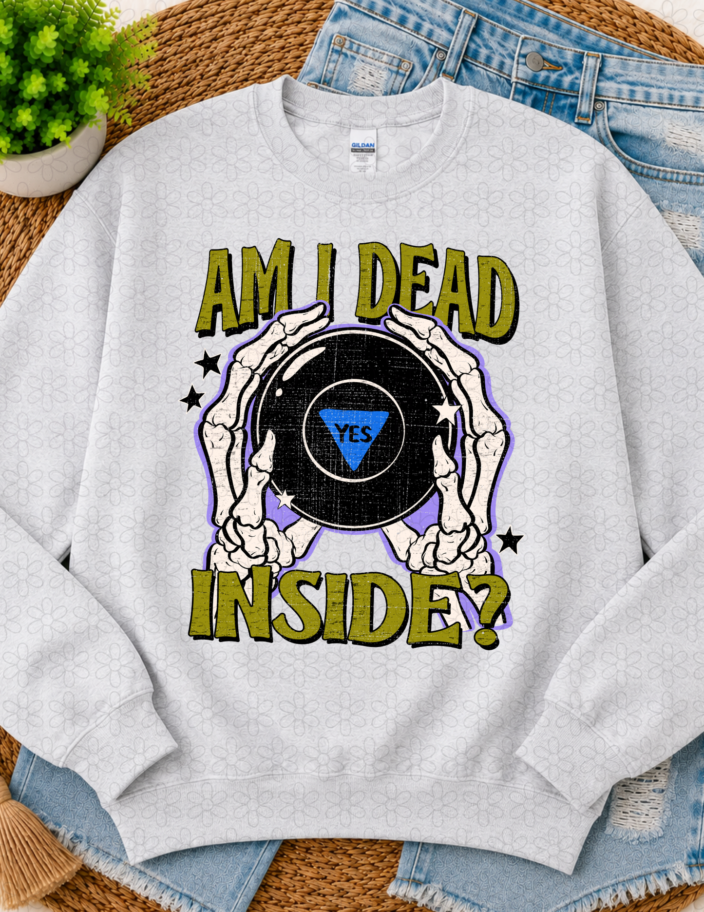 Am I Dead Inside DTF Transfer