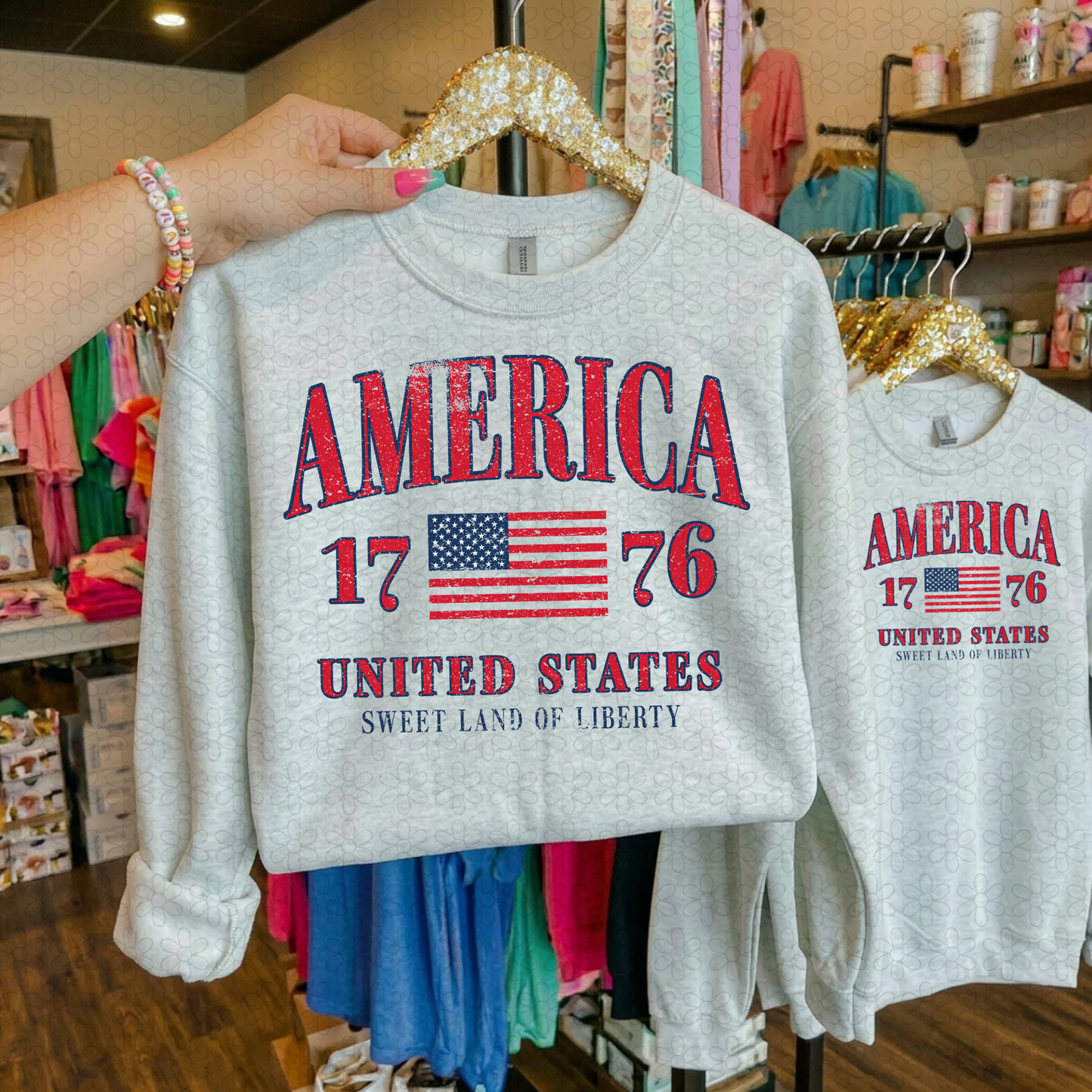 America Sweet Land Of Liberty DTF Transfer