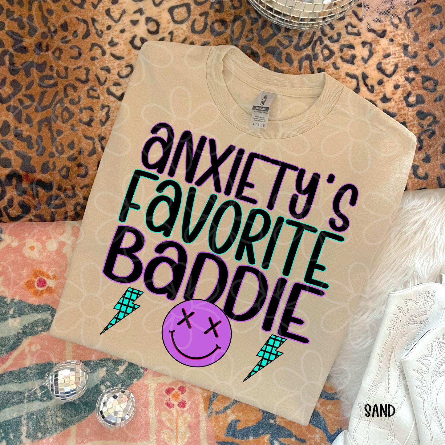 Anxiety's Favorite Baddie Completed Tee