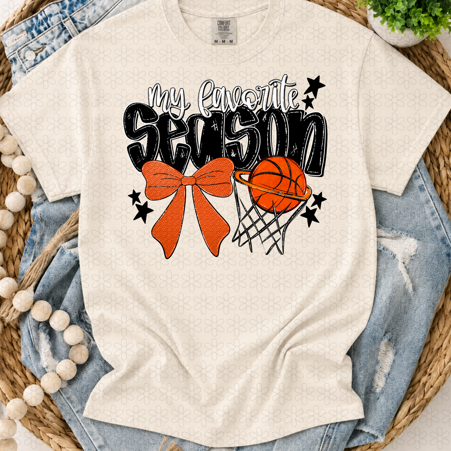 Basketball my favorite season DTF Transfer