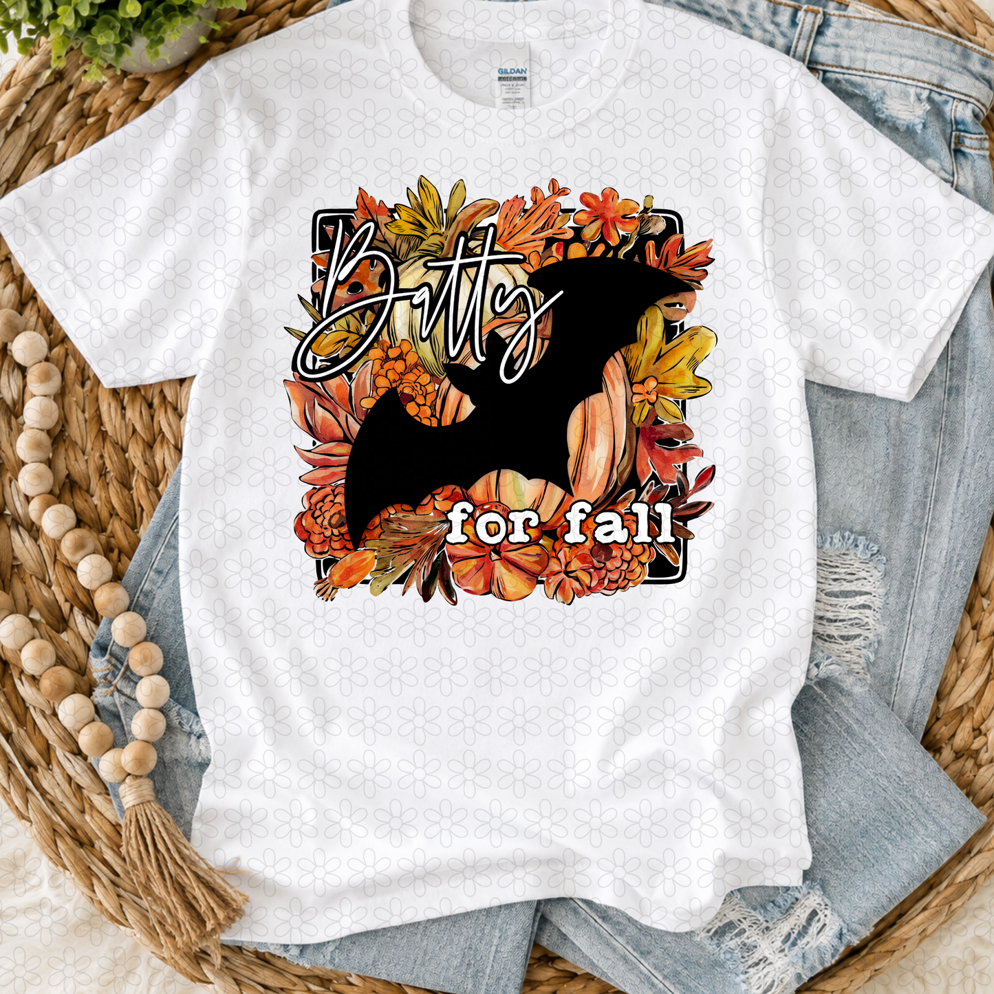Batty for fall DTF Transfer