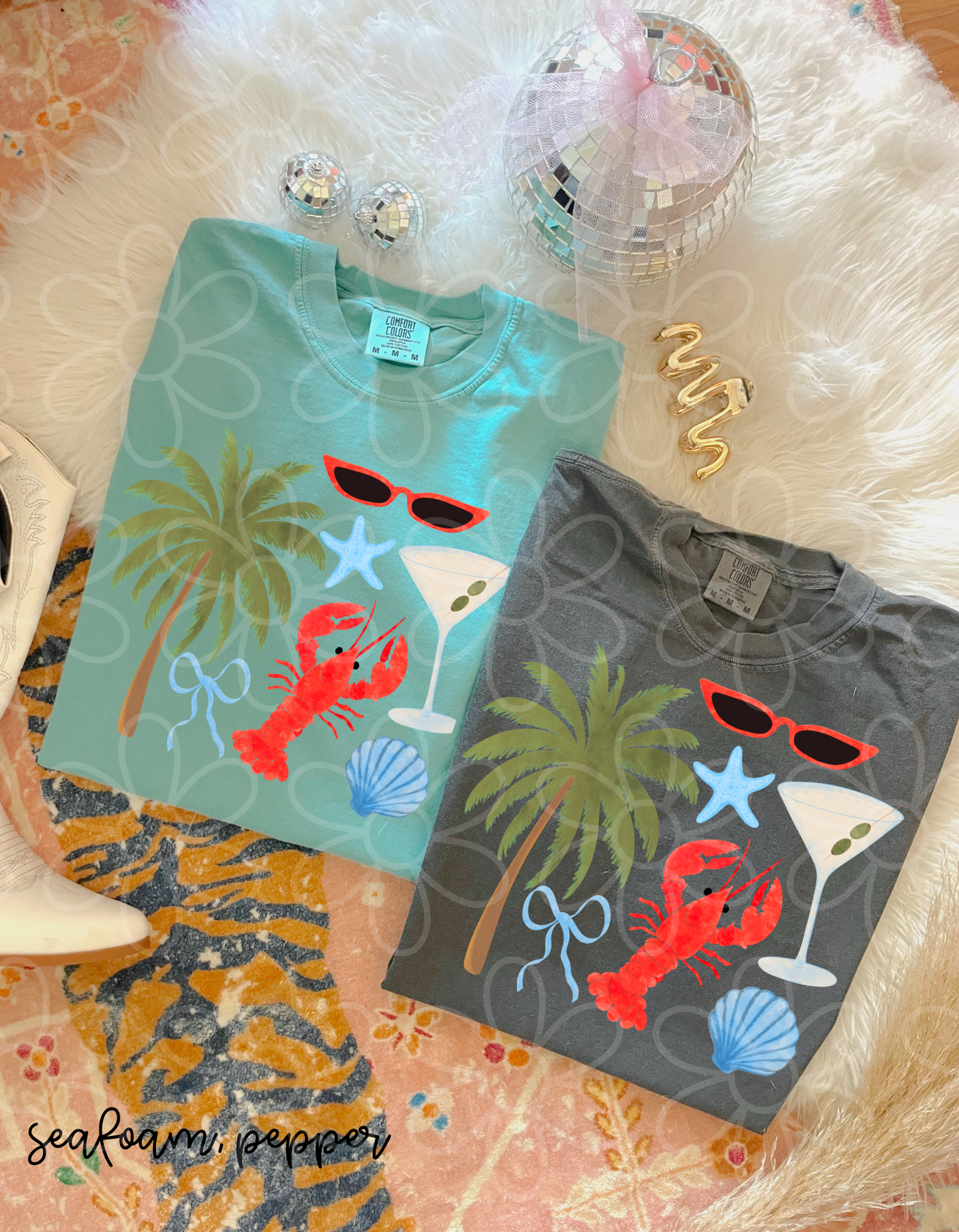 Beachy Coquette Completed Tee
