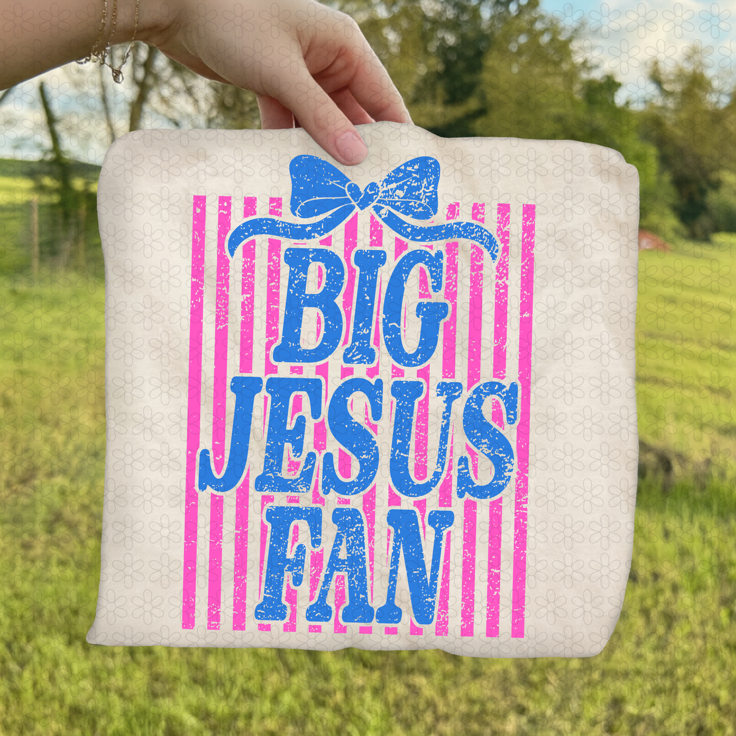 Big Jesus Fan DTF Transfer