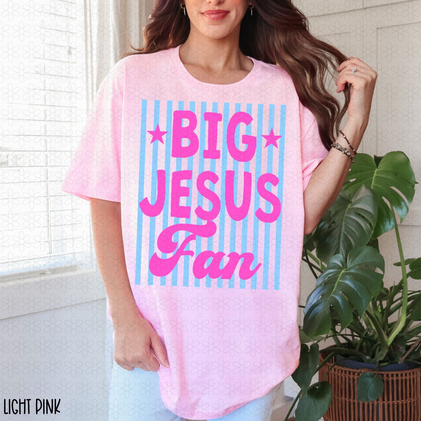 Big Jesus Fan DTF Transfer