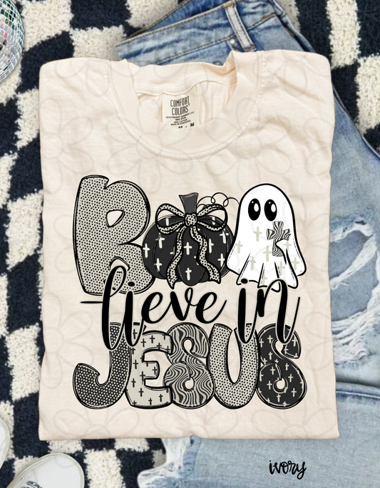 Boolieve In Jesus Kids Completed Tee