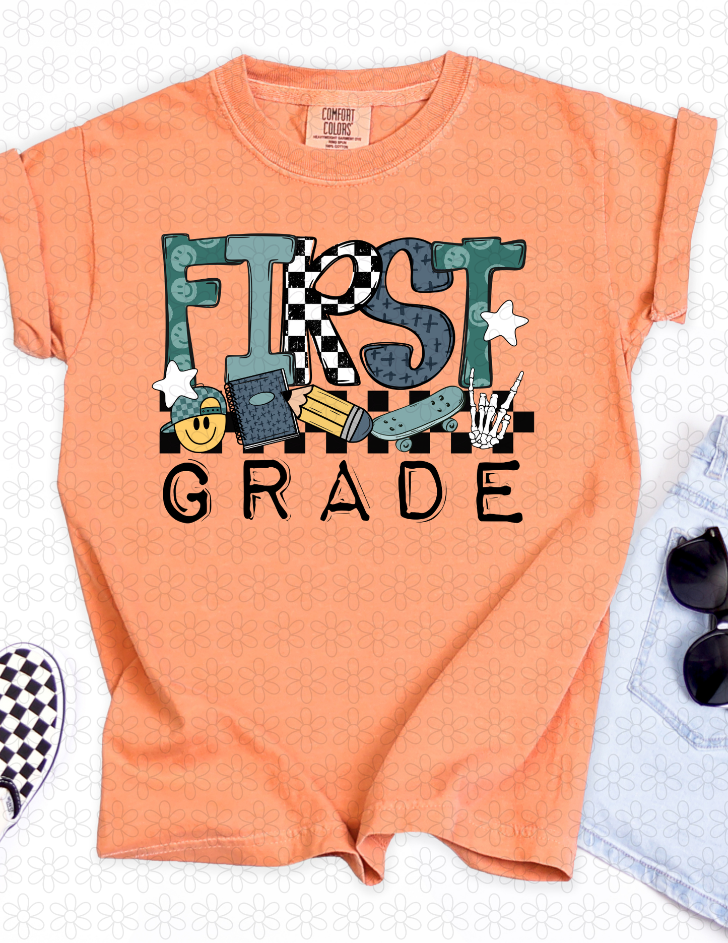 CHECKERED Grade Levels (Multiple Grade Levels) DTF Transfer
