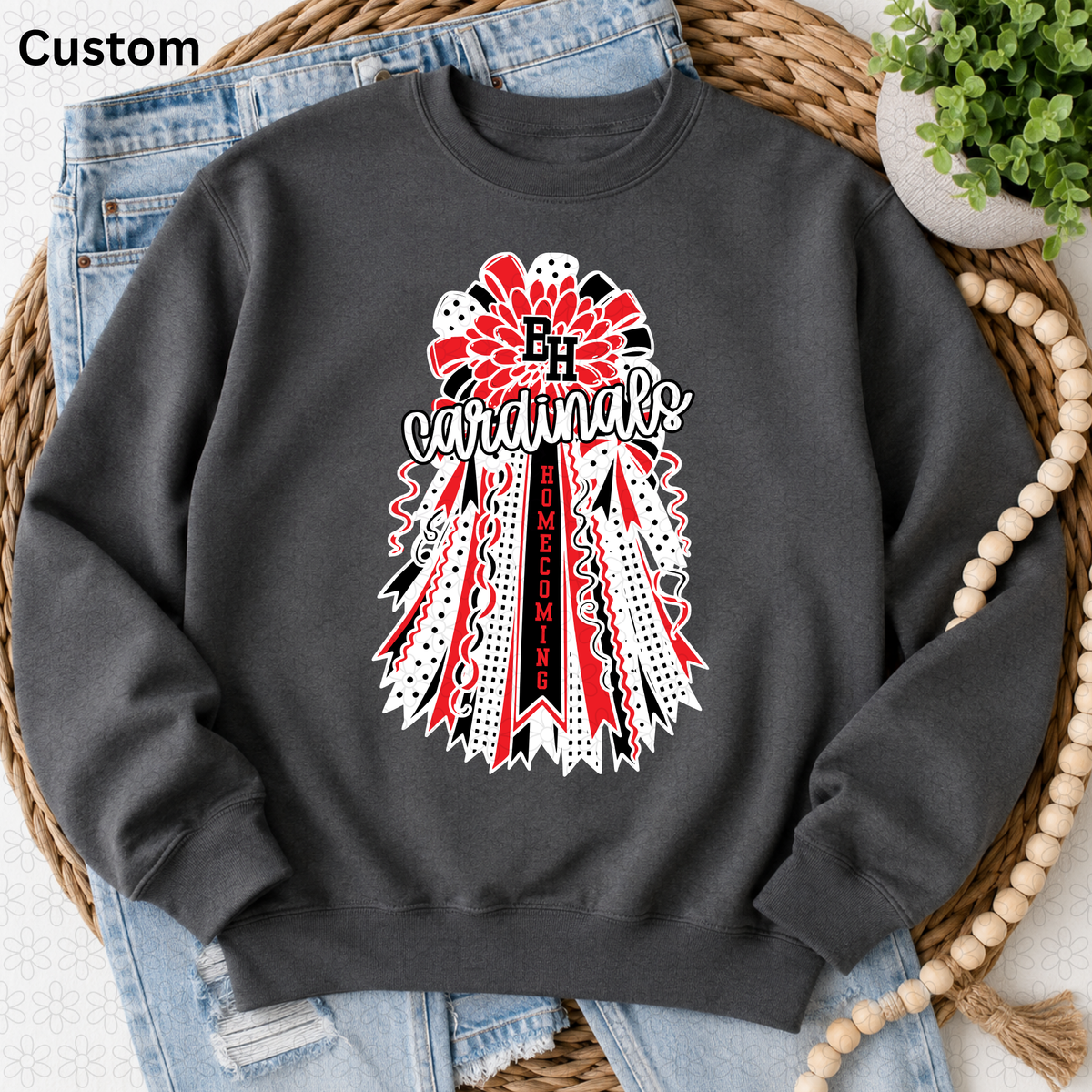 CUSTOM HOMECOMING MUM DTF Transfer