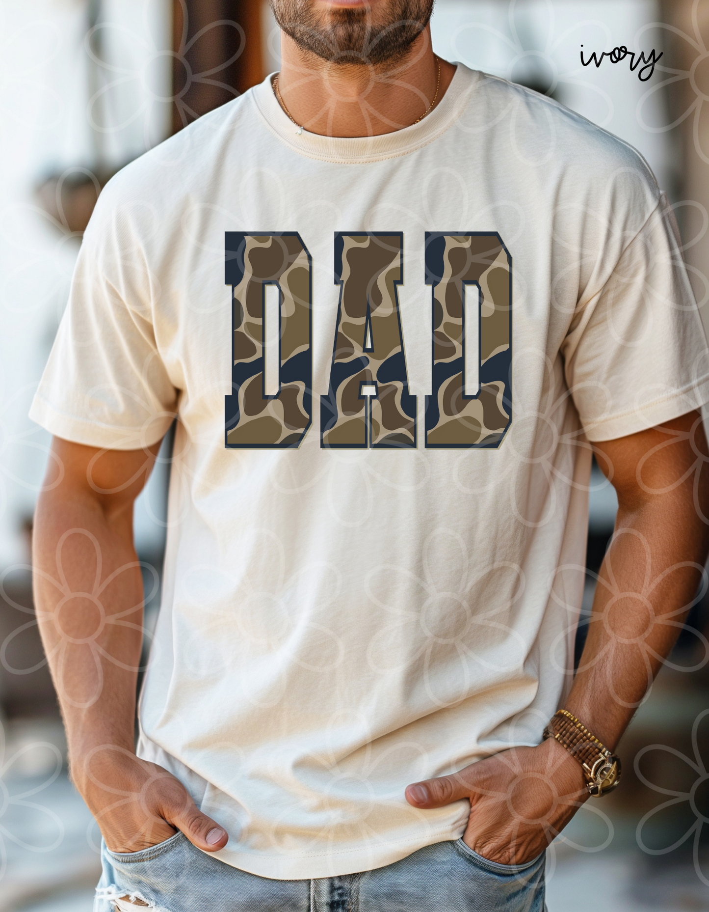 Camo Dad DTF Transfer