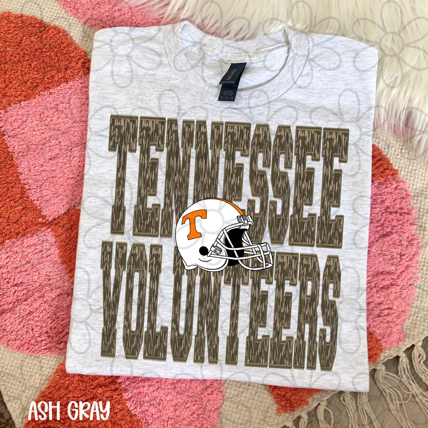 Camo Teams Football Helmet (Multiple Options) Completed Tee