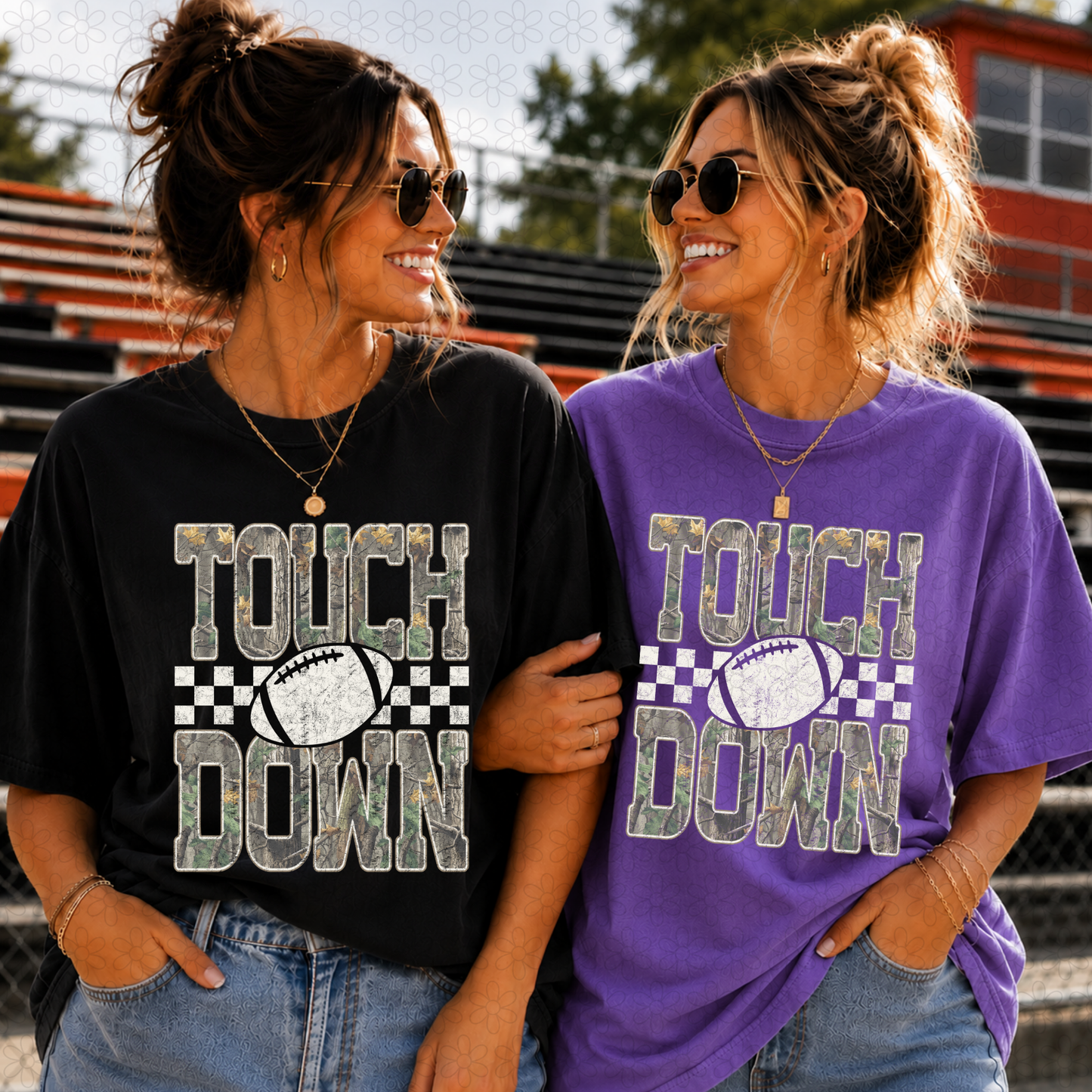 Camo Touch Down (Multiple Color Options) DTF Transfer