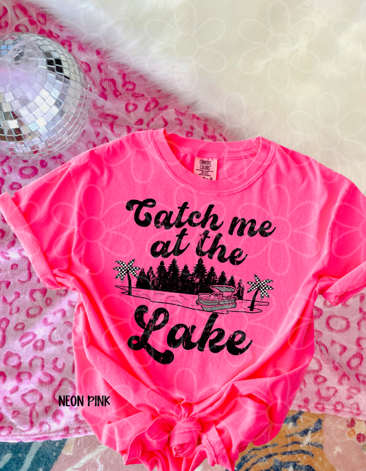 Catch Me On The Boat Checkered Kids Completed Tee