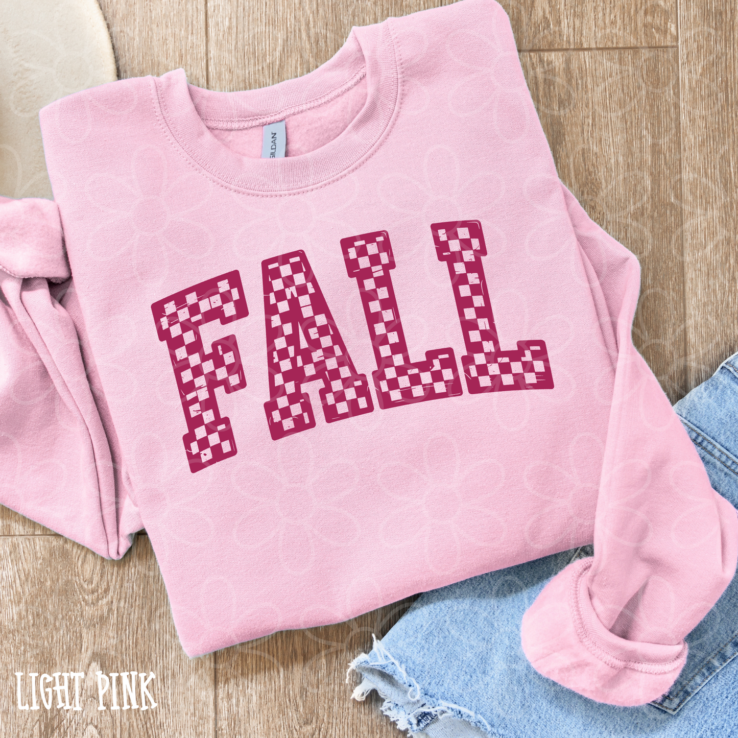 Checkered Fall (Multiple Color Options) Completed Tee