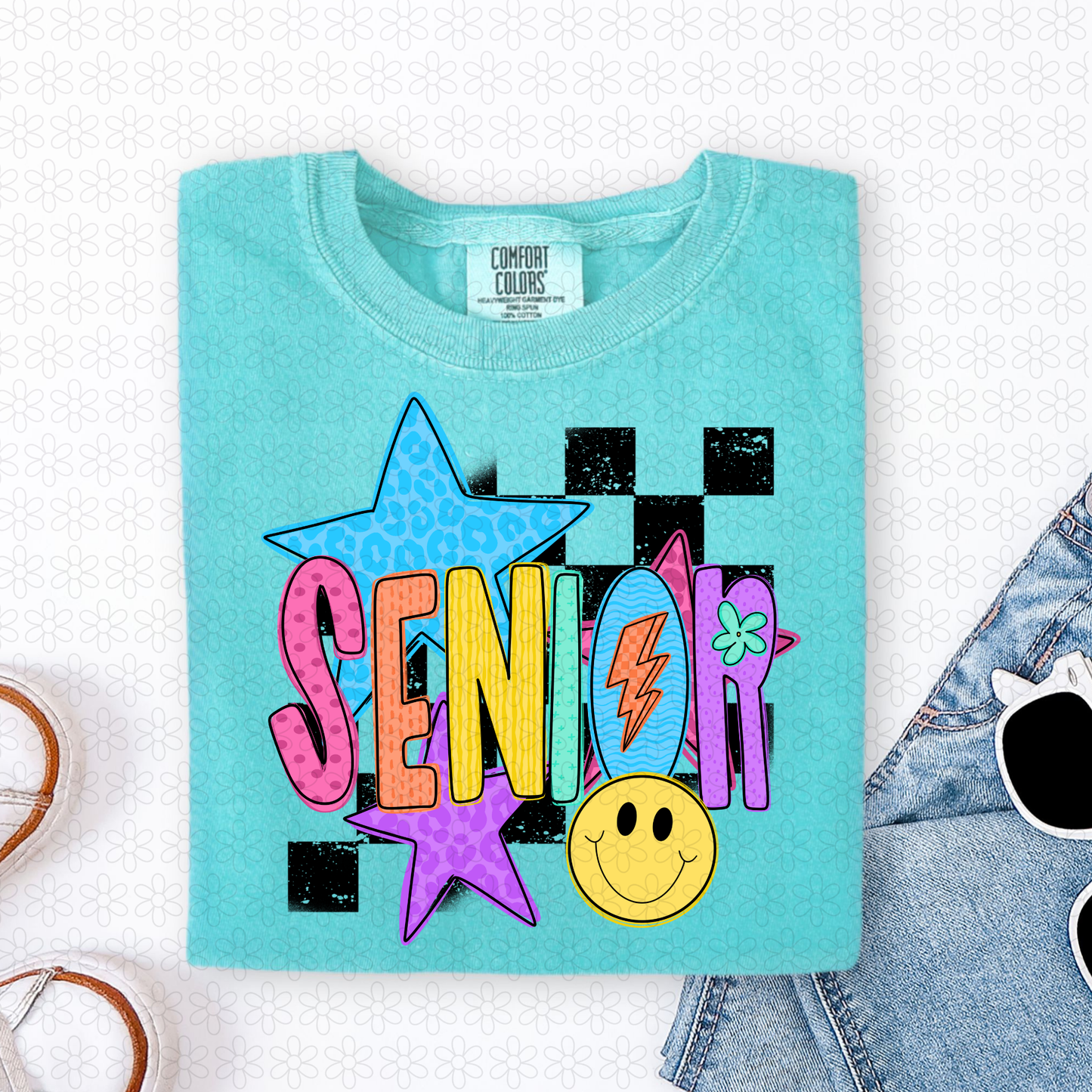 Checkered Senior DTF Transfer