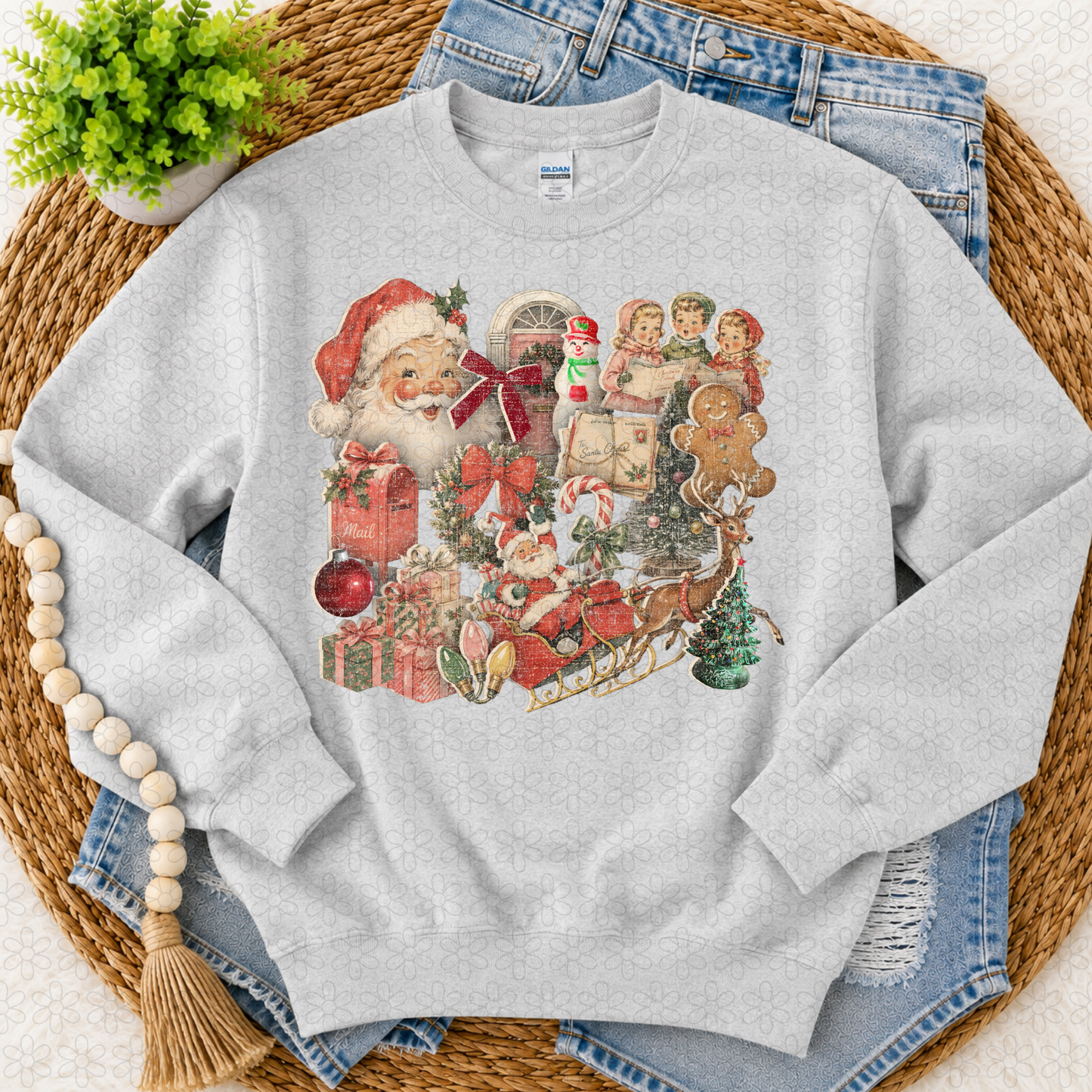 Christmas Collage DTF Transfer