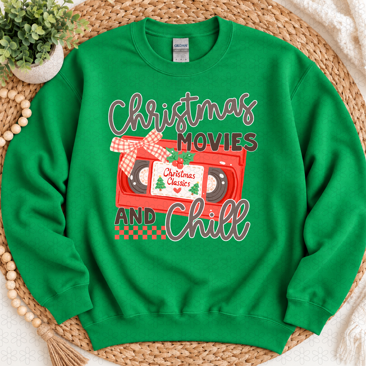 Christmas Movies and Chill DTF Transfer