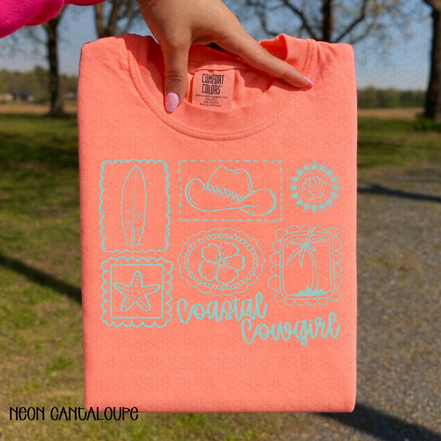 Coastal Cowgirl (Multiple Color Options) DTF Transfer