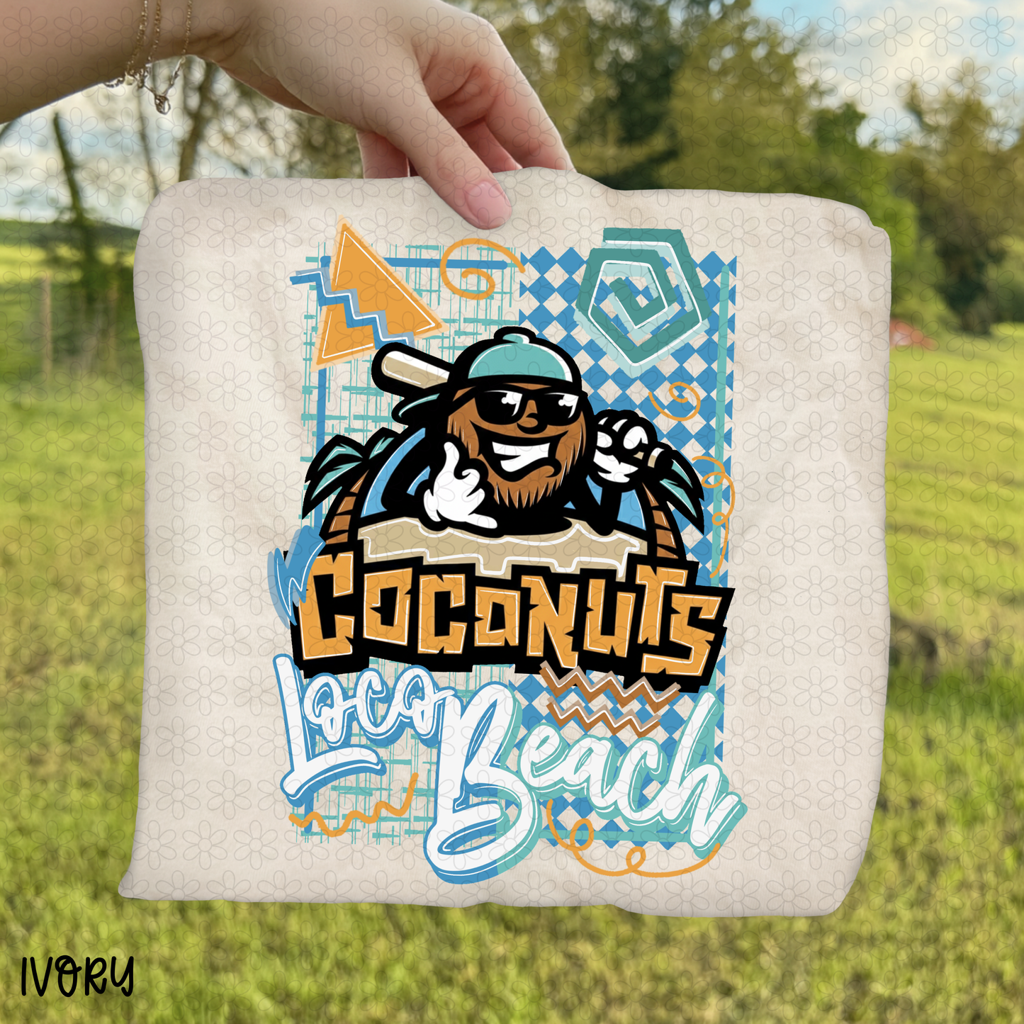 Coconuts Loco Beach DTF Transfer