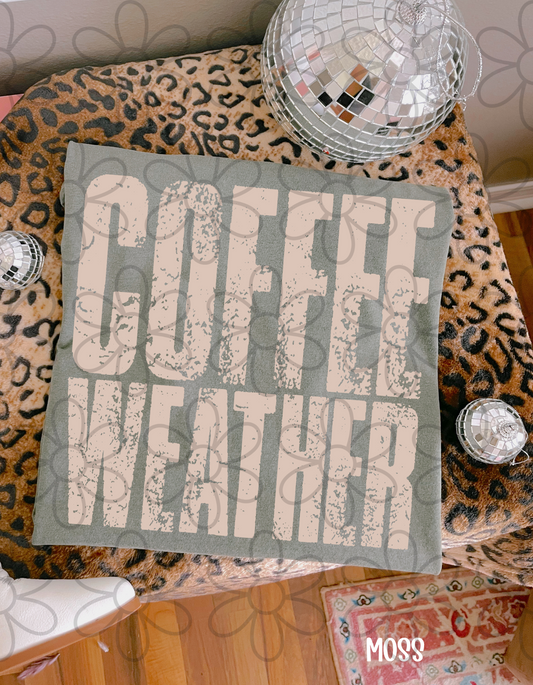 Coffee Weather Completed Tee